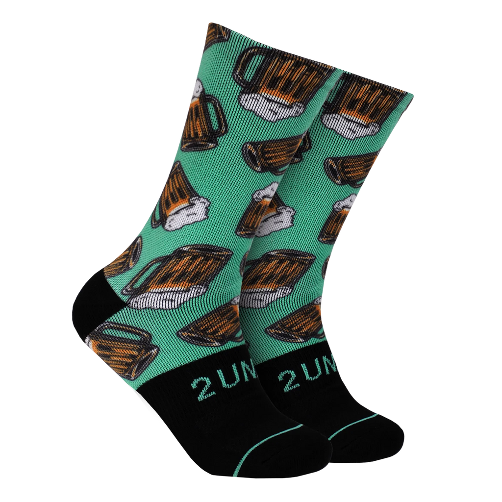 2 UNDR Flex Printed Crew Sock