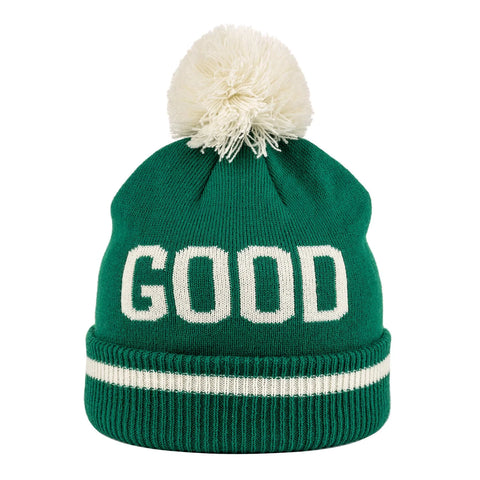 Good Good Elevated Green Beanie
