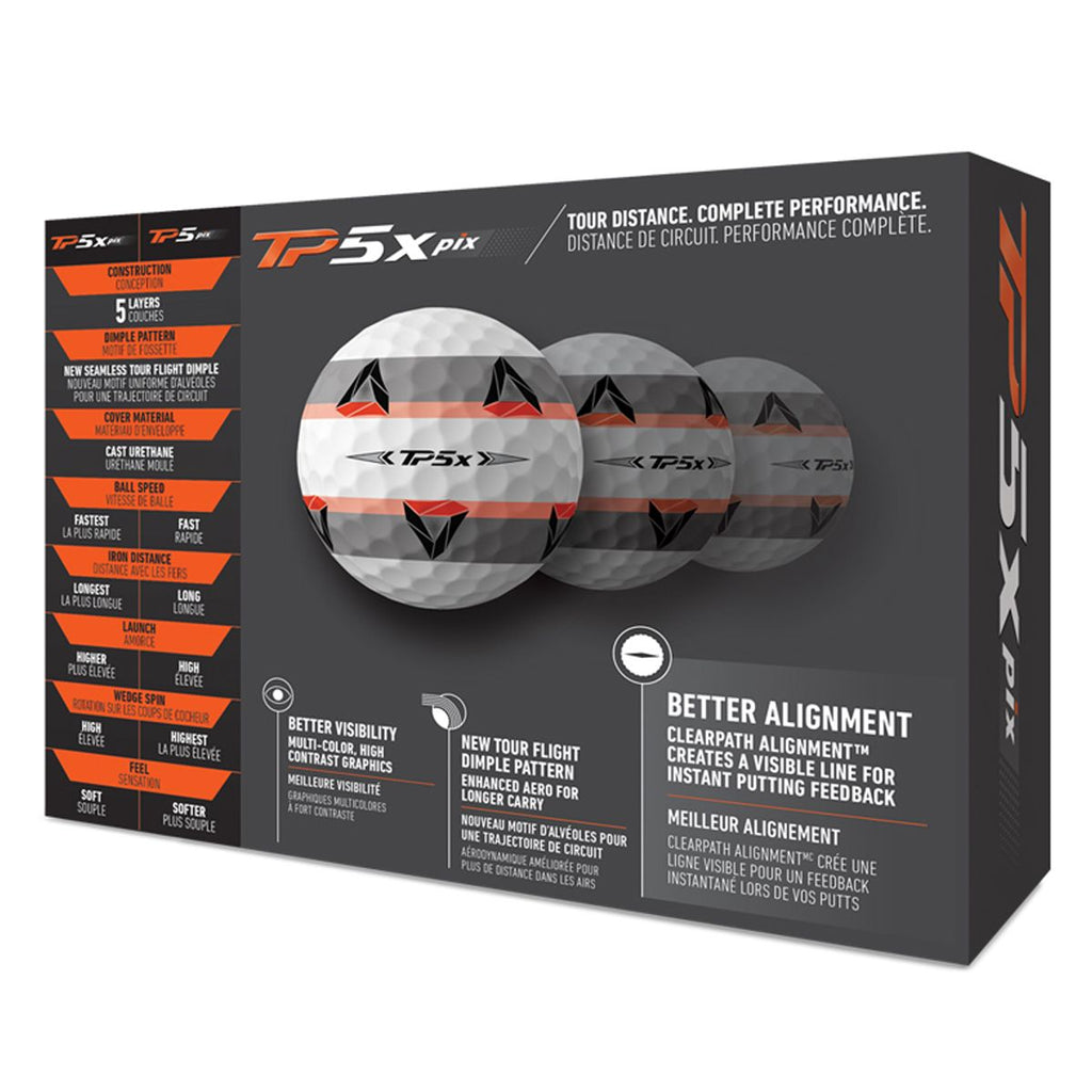 Taylor Made TP5x pix Golf Balls 2021