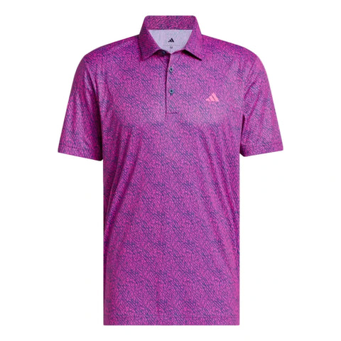 Adidas Ultimate365 Feather Print Polo