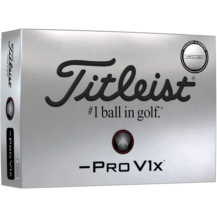 Titleist Pro V1x Left Dash AIM Enhanced Alignment