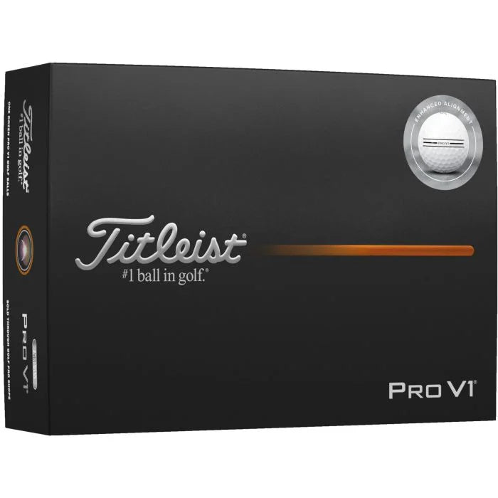 Titleist Pro V1 Enhanced Alignment Golf Balls 2025