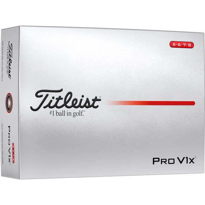 Titleist Pro V1x High Number Golf Balls 2025
