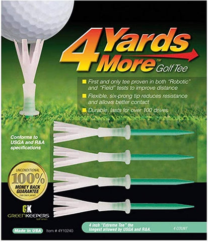 ProActive Sports 4 Yards More Golf 4" Tee