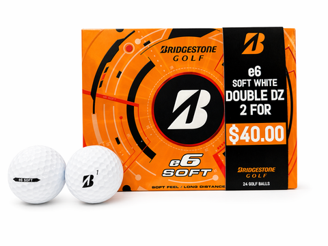 Bridgestone e6 Soft Golf Balls Double Dozen