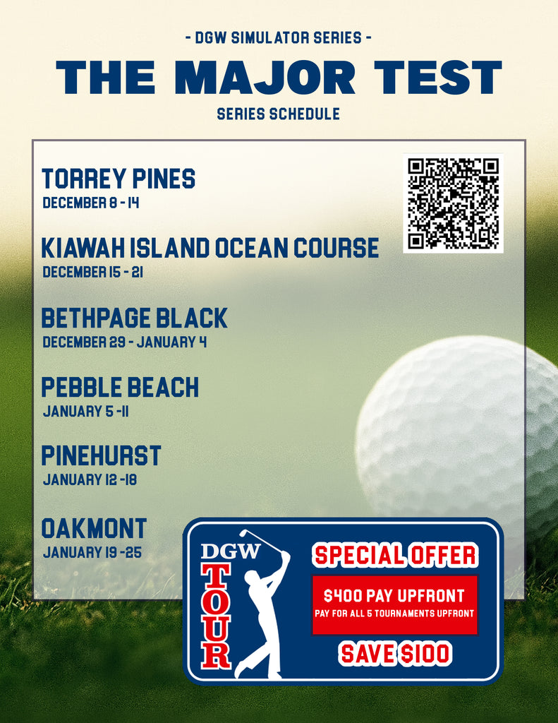 Simulator Golf League $400 Pay Up Front Special