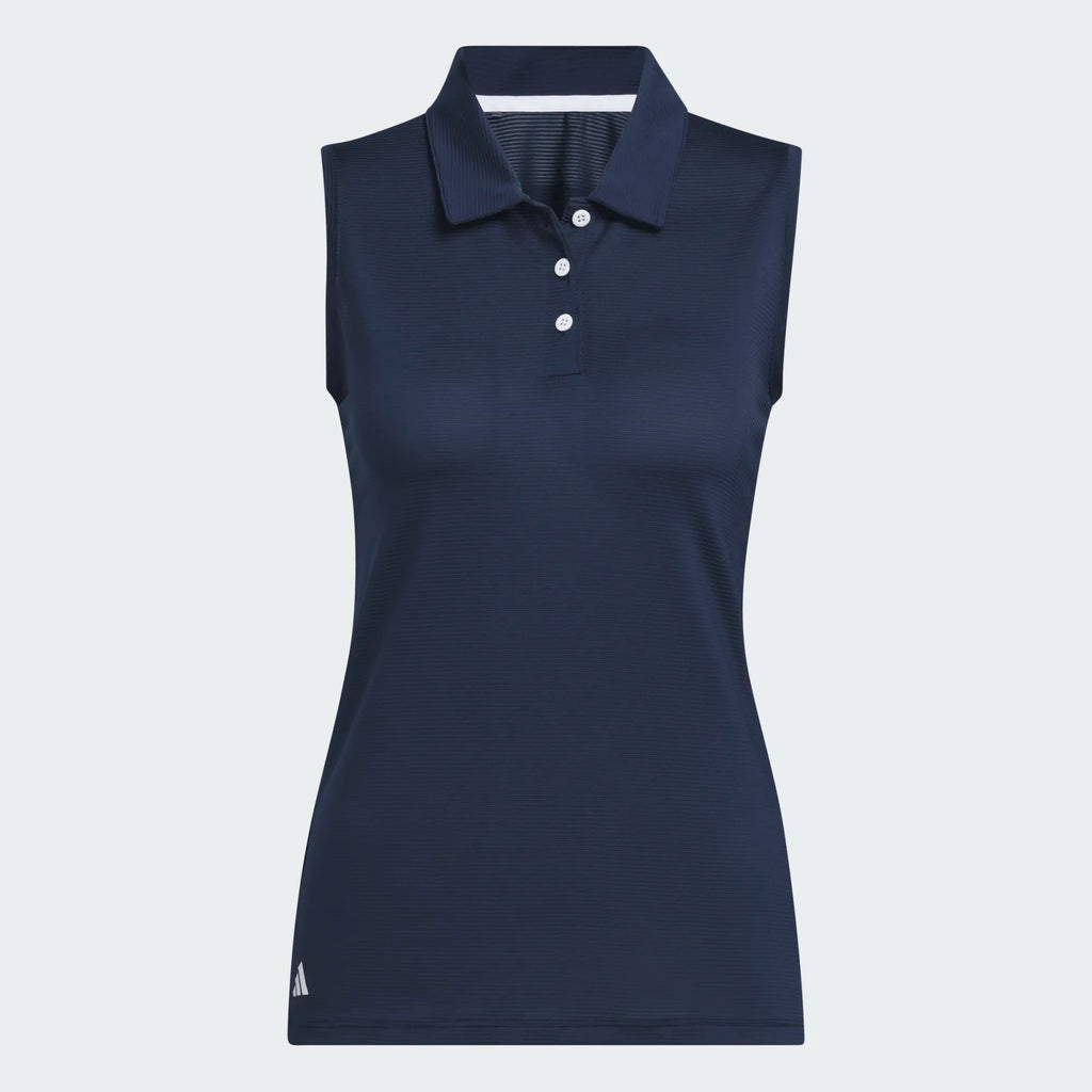 Adidas Women's Solid Ottoman Golf Polo