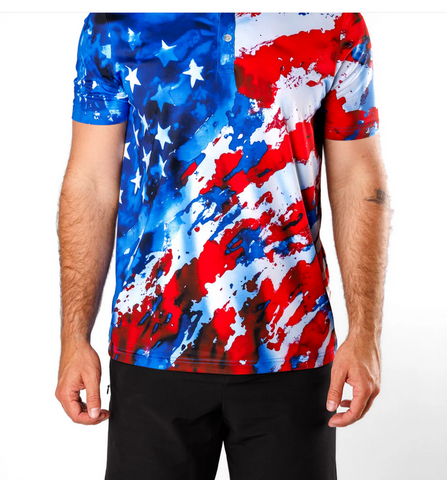 Sunday Swagger Star Spangled Banger Polo