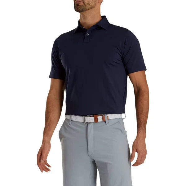 FootJoy Solid Lisle Athletic Fit Polo
