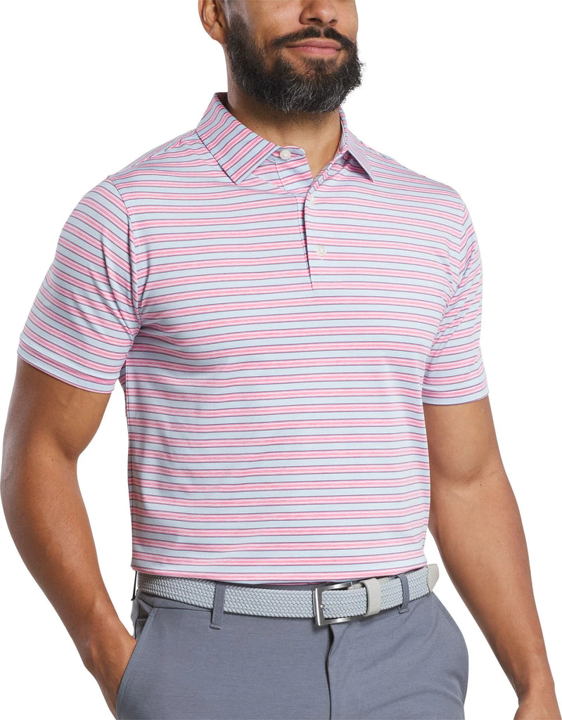 FootJoy Heather Stripe Classic Lisle Polo