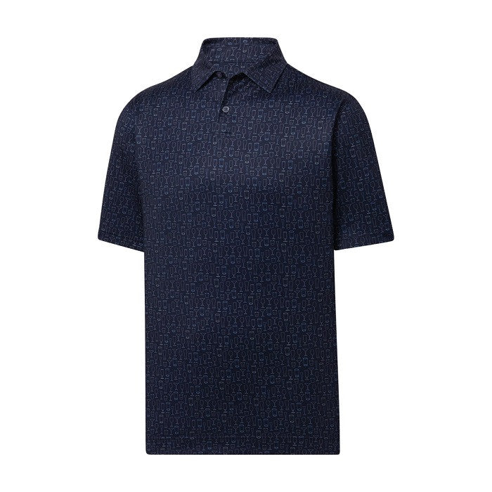 Footjoy Glass Print Lisle Polo
