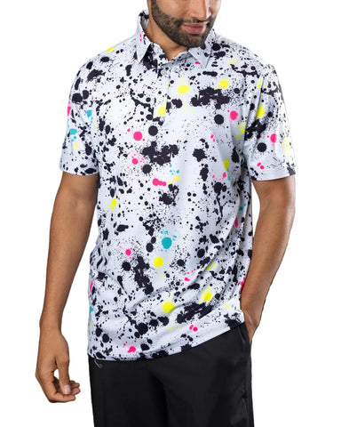 Sunday Swagger Splatter Polo