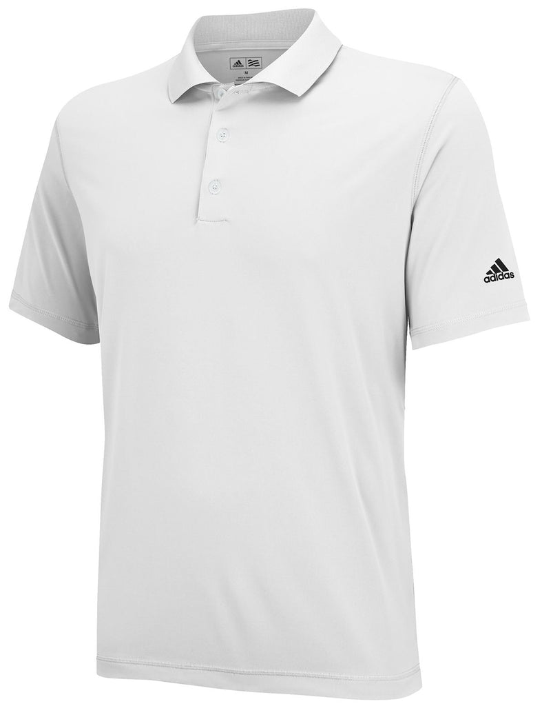 Adidas Junior's Solid Jersey Golf Polo